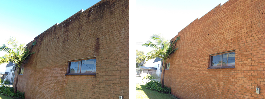 high pressure brick wall cleaning Sydney