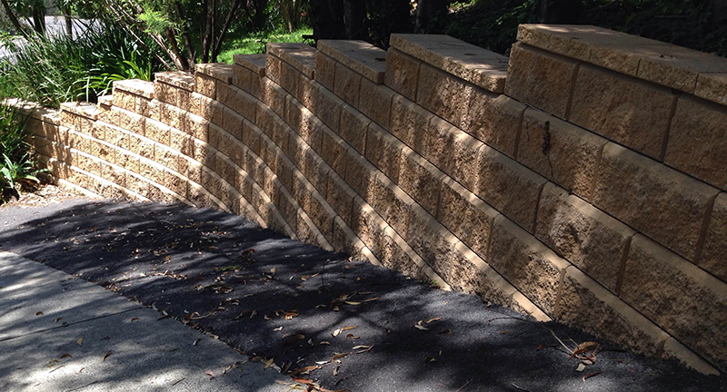 high pressure drive stone wall cleaning Sydney