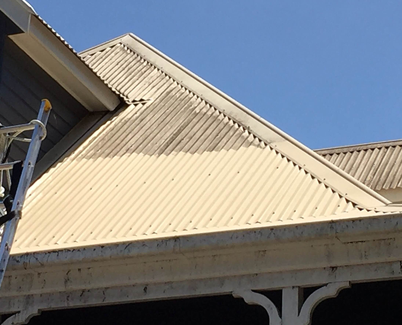 high pressure corrugated roof clean Sydney